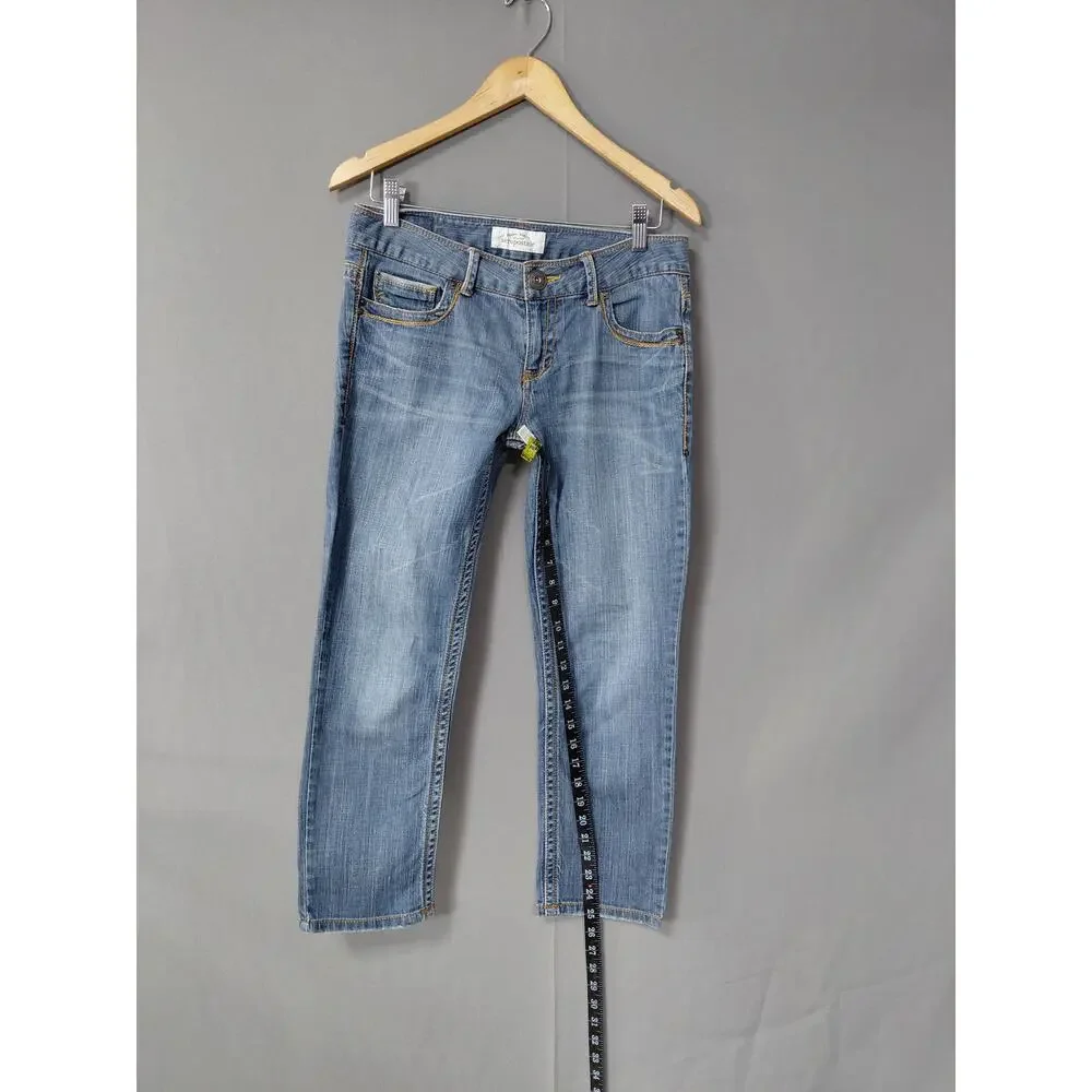 Aeropostale Original Quality Blue Denim Straight Leg Jeans Women Size 5/6